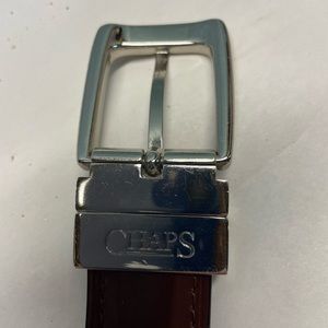 Chaps Brown leather belt. Size 26-26 beautiful condition